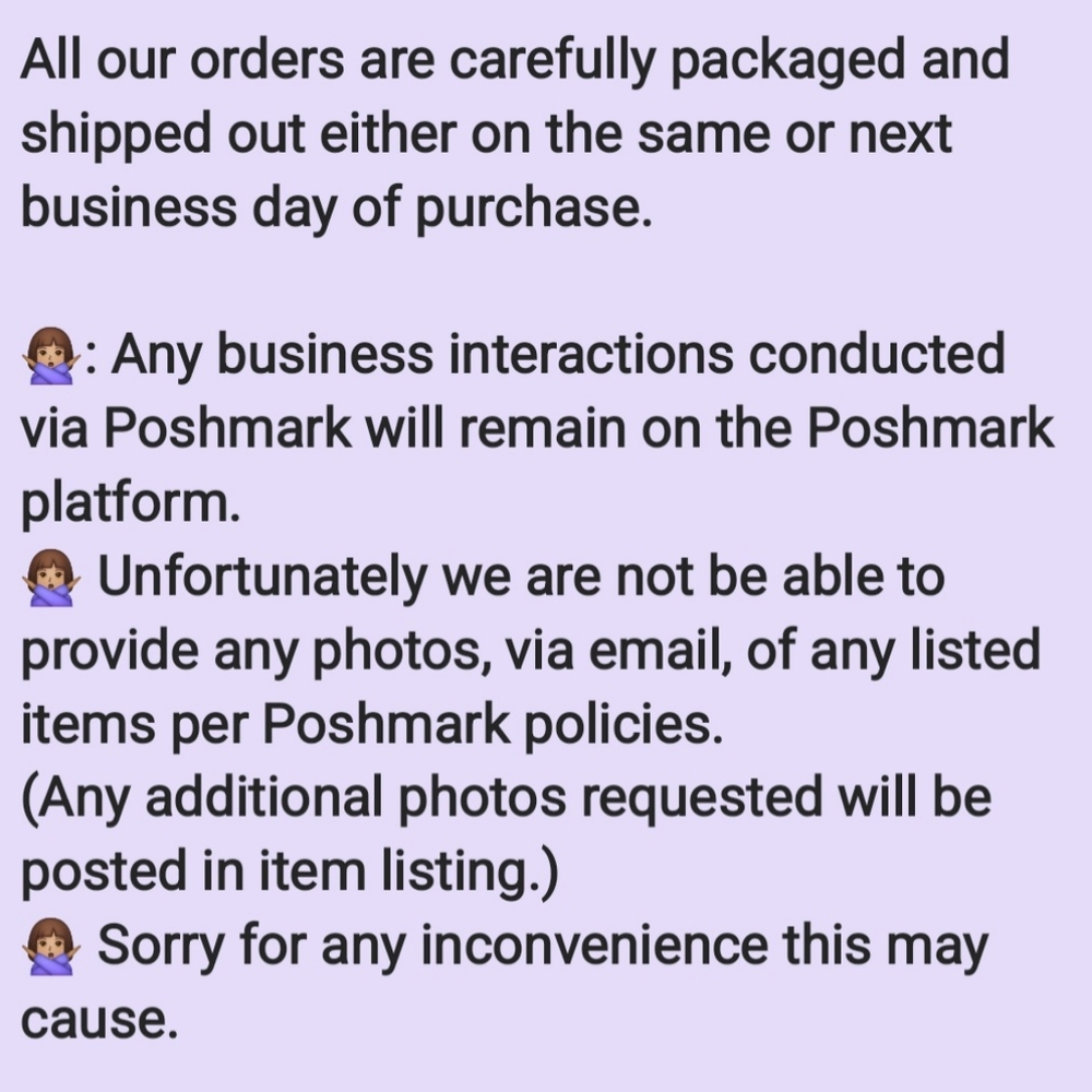 📦 CLOSET POLICY 📦